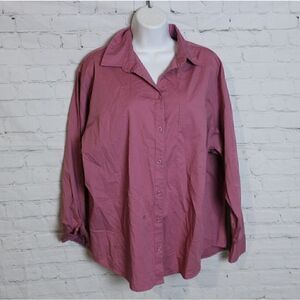 Women's Button Down Shirt Medium 